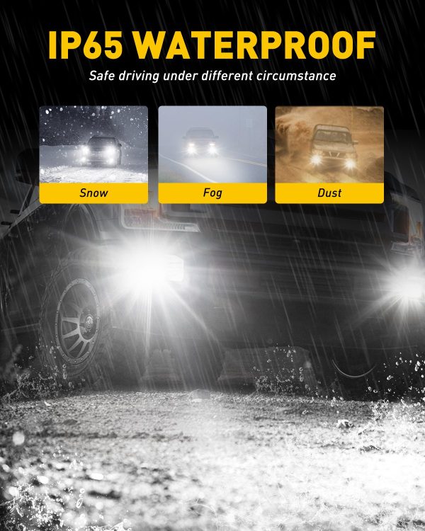 5202 LED Bulb 5201 LED Fog Light Bulbs, 6500K Cool White with CSP LED Chips For Cheap - Image 5
