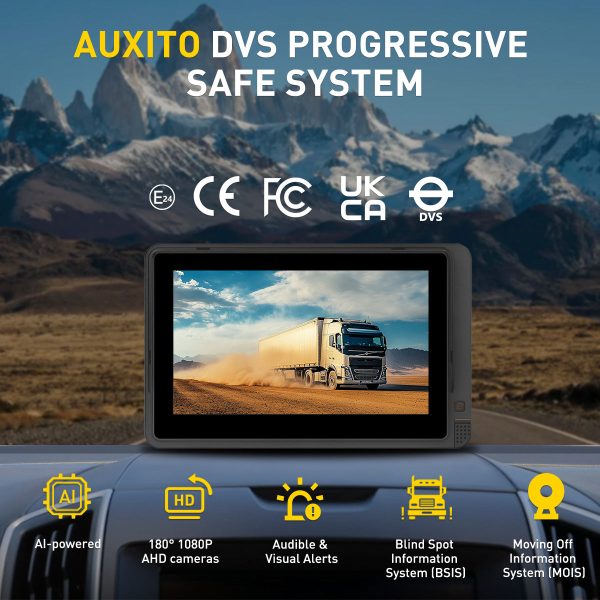 AUXITO Progressive Safe System DVS Kit 2024 for HGVs Safety Permit - Rapid 0.2s Detection For Cheap - Image 2