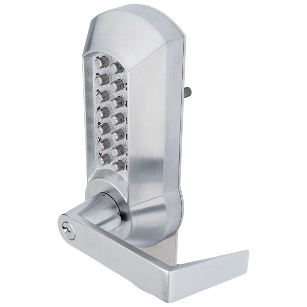 Panic Exit Device Storeroom   Keyed Function Mechanical Keyless Lever Trim Fashion - Image 2
