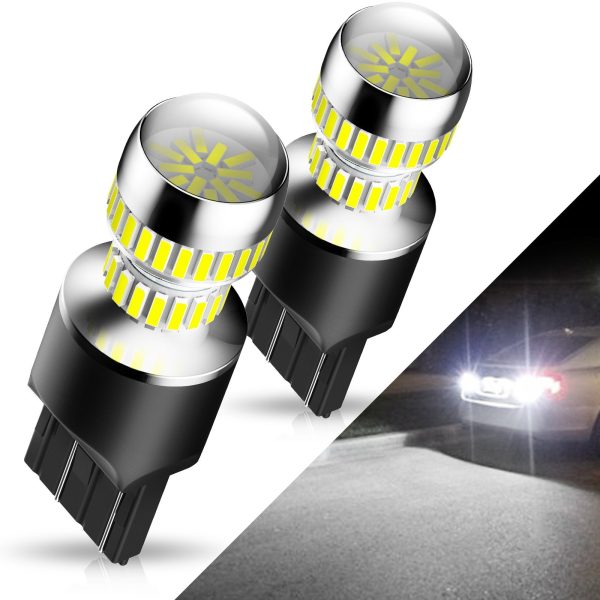 AUXITO 2600 Lumens 7443 LED Bulb T20 7440 7441 7444 LED Light Bulb for Backup Reverse Light For Discount