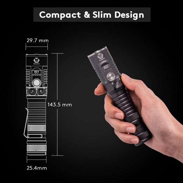 RovyVon S21 Compact Search Flashlight Supply - Image 4