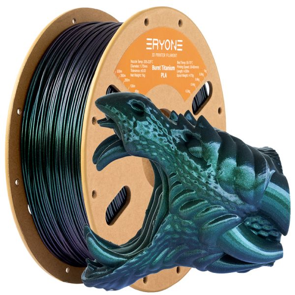 PLA Burnt Titanium Filament，1 kg，1.75 mm±0.05 mm For Sale - Image 5