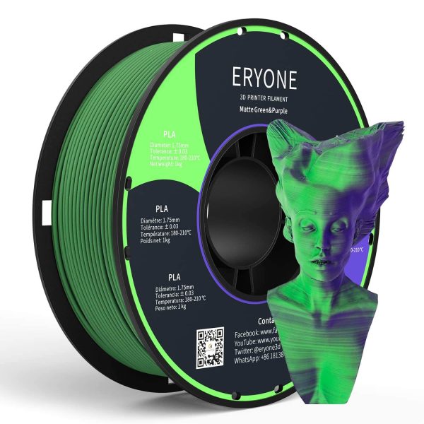 （Pre-Sale）PLA Matte Dual-Color Filament，1kg (MOQ:20 Rolls,Mixable) For Cheap - Image 5