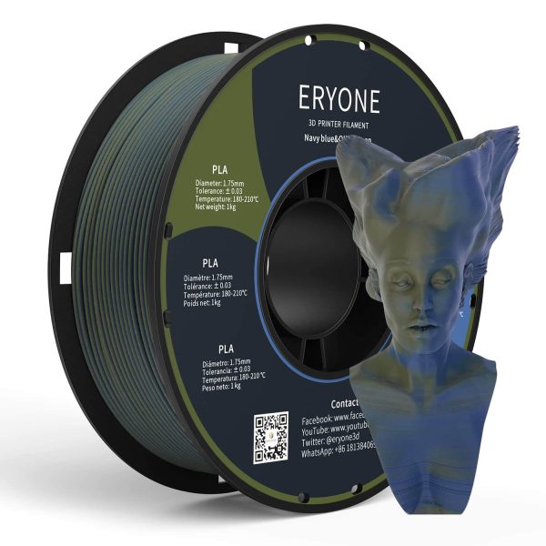 （Pre-Sale）PLA Matte Dual-Color Filament，1kg (MOQ:20 Rolls,Mixable) For Cheap - Image 4